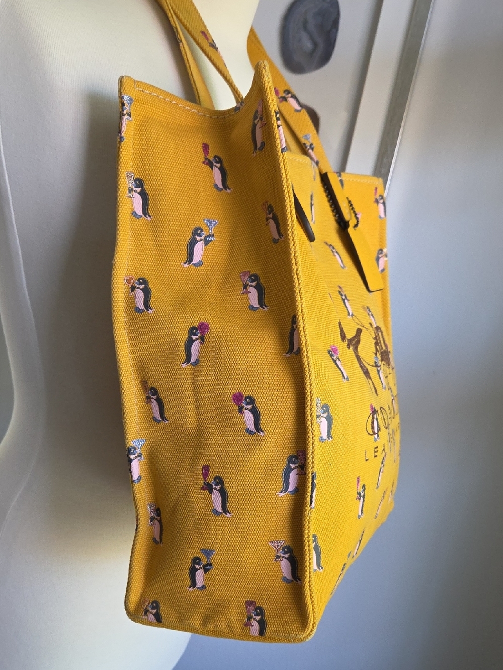 COACH Yellow Rexy & Carriage Tote 2017 - Picture 6 of 16